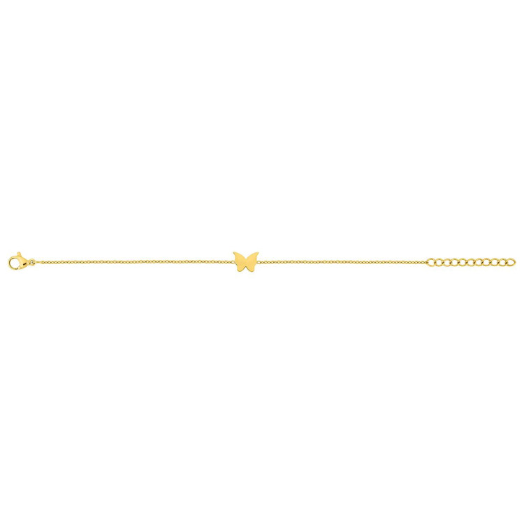 Bracelet Papillon — Chaîne Fine Dorée | Bijouly