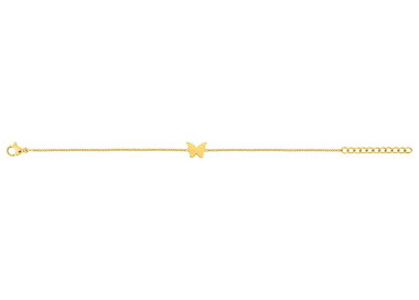 Bracelet Papillon — Chaîne Fine Dorée | Bijouly