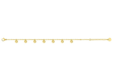 Bracelet Arbre de Vie — Breloques Rondes Dorées | Bijouly