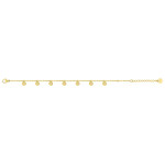 Bracelet Arbre de Vie — breloques rondes dorées