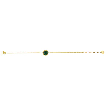 Parure Amazone – Collier & bijoux malachite dorée | Bijouly