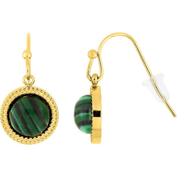 Parure Amazone – Collier & bijoux malachite dorée | Bijouly