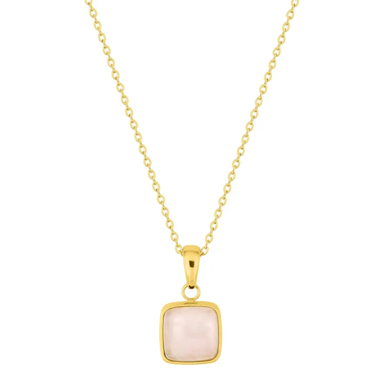 Parure Sérénité – Quartz rose doré, 4 pièces | Bijouly