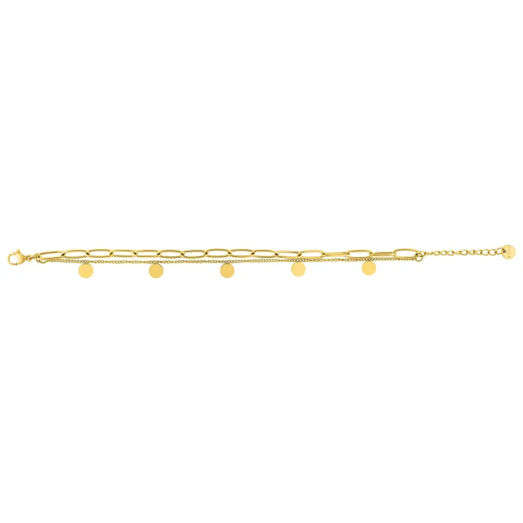 Parure Constellation – Collier multi-rangs doré | Bijouly