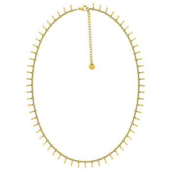 Parure Charleston – Collier & bracelet frange dorée | Bijouly
