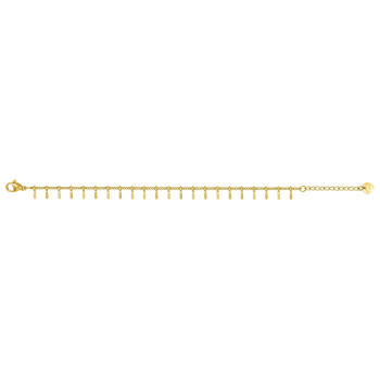 Parure Charleston – Collier & bracelet frange dorée | Bijouly
