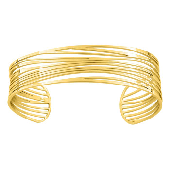 Parure Zéphyr – Bijoux ajourés ondulés dorés | Bijouly