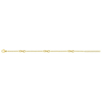 Parure Infini – Symbole infini & chaîne dorée | Bijouly