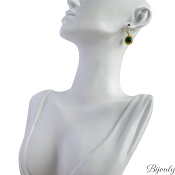 Parure Amazone – Collier & bijoux malachite dorée | Bijouly