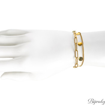 Parure Constellation – Collier multi-rangs doré | Bijouly