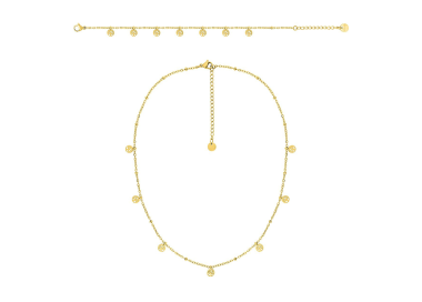 Parure Eden – Arbre de vie & chaîne dorée | Bijouly