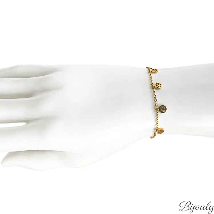 Parure Eden – Arbre de vie & chaîne dorée | Bijouly
