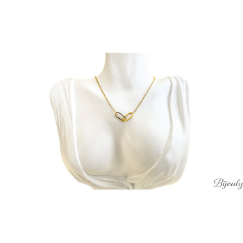 Parure Lien – Maillons dorés entrelacés | Bijouly