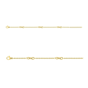 Parure Infini – Symbole infini & chaîne dorée | Bijouly