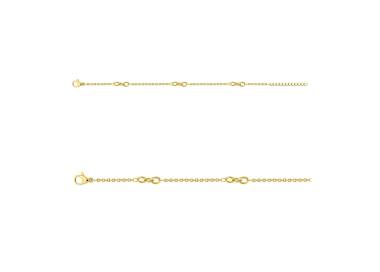 Parure Infini – Symbole infini & chaîne dorée | Bijouly