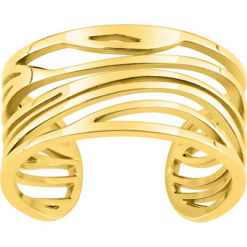 Bague ajustable – Acier doré | Bijouly