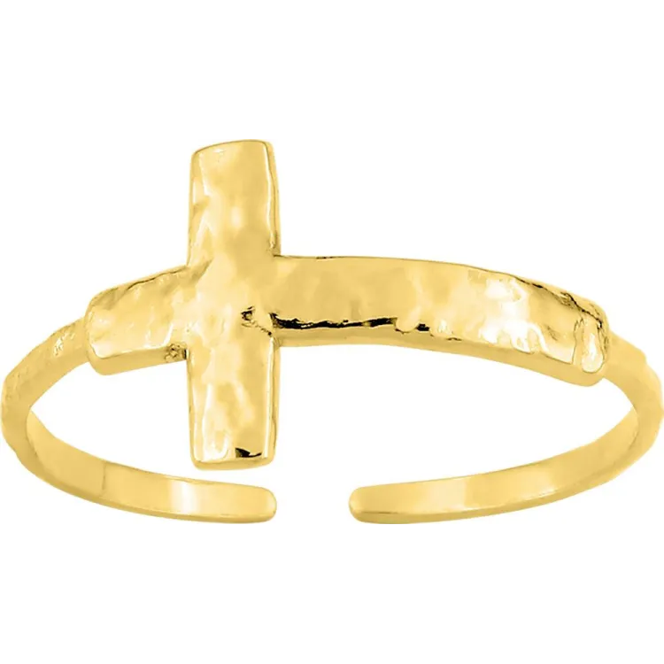 Bague ajustable micro – Acier doré | Bijouly