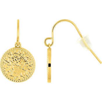 Boucles d'oreilles créoles – Acier doré (petites) | Bijouly
