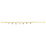 Bracelet Guimauve — tourmaline rose souple