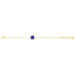 Bracelet Saphir — agate bleue teintée