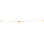 Bracelet Citrine — acier IP jaune et verre (v.1)