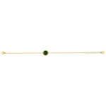 Bracelet Patine — malachite synthétique