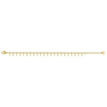 Bracelet fin – Acier doré | Bijouly