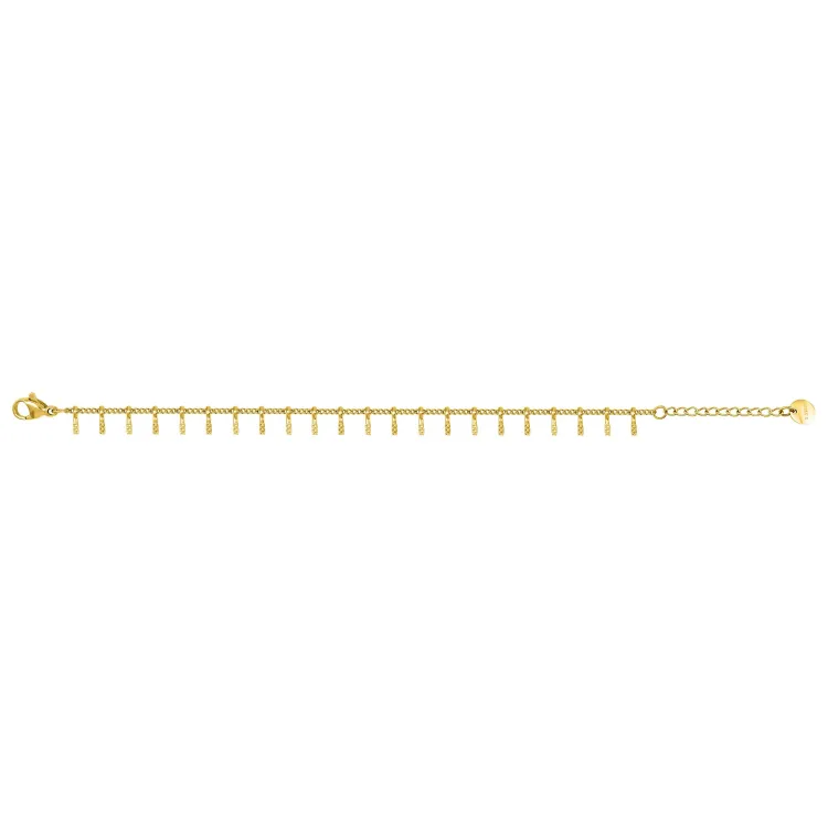 Bracelet fin – Acier doré | Bijouly