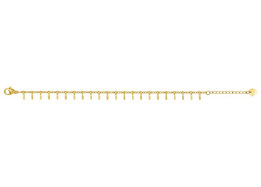 Bracelet fin – Acier doré | Bijouly