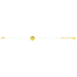 Bracelet Soie — acier doré