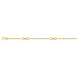 Collier Lisse — acier doré 38 cm