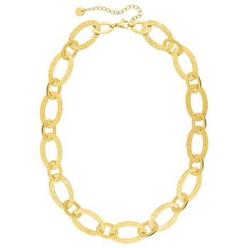 Collier chaîne – Acier doré (long) | Bijouly