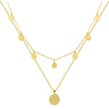 Collier – Acier doré | Bijouly