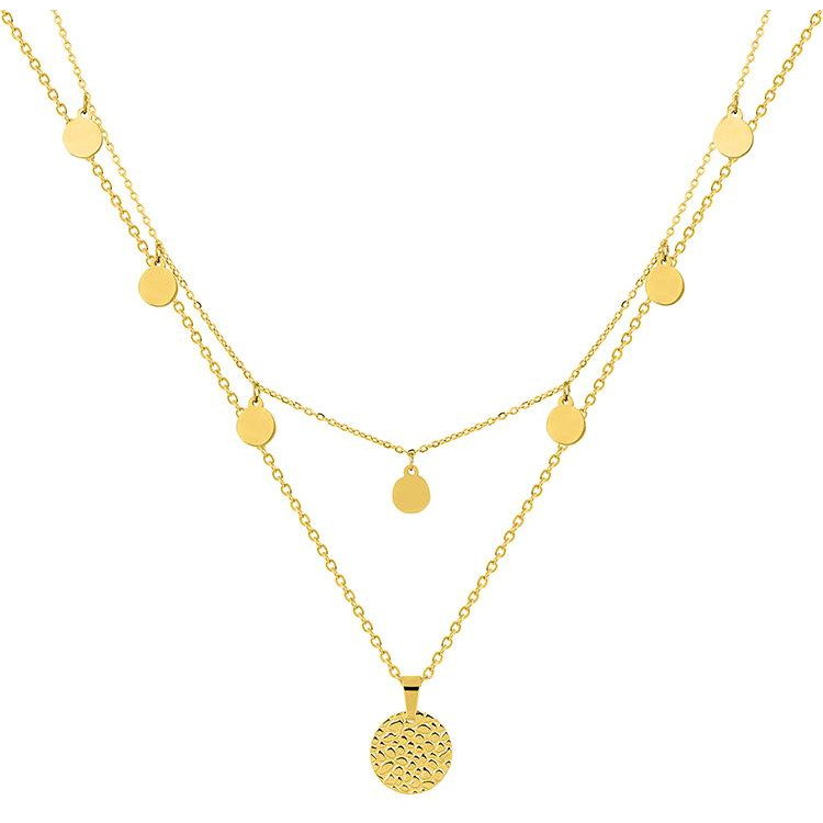Collier – Acier doré | Bijouly