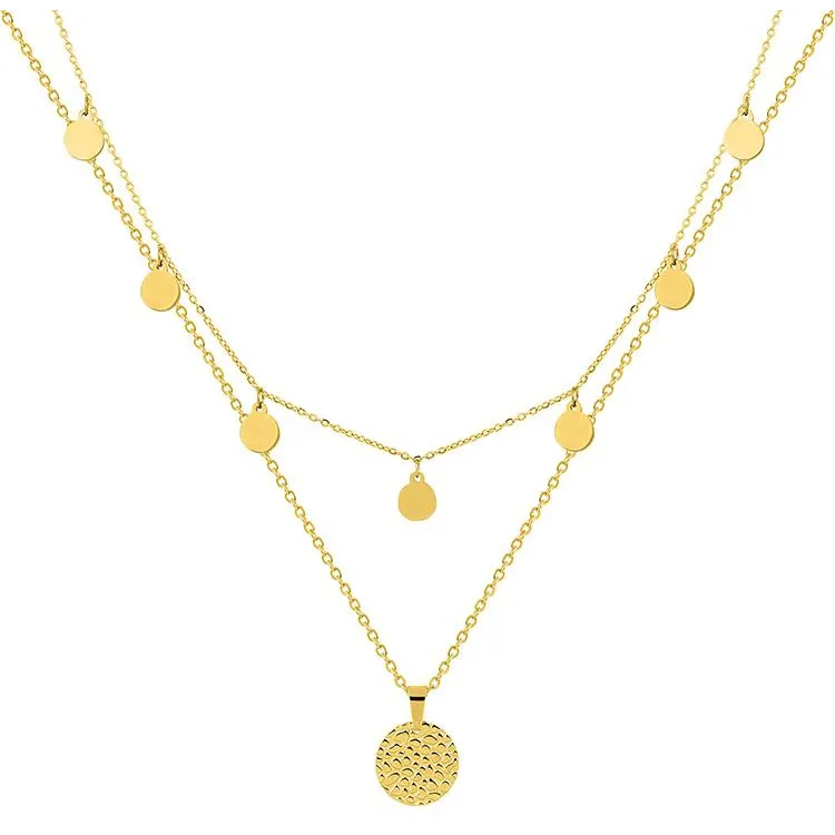 Collier – Acier doré | Bijouly