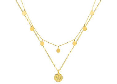 Collier – Acier doré | Bijouly