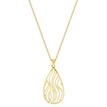 Collier – Acier doré | Bijouly
