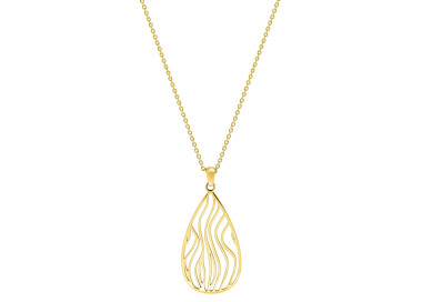 Collier – Acier doré | Bijouly