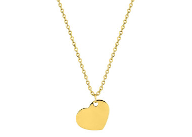 Collier – Acier doré | Bijouly