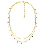 Collier Capucine — tourmaline rose 40 cm
