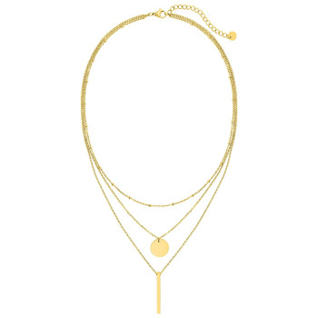 Collier – Acier doré | Bijouly