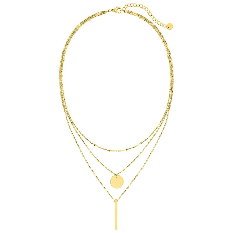 Collier – Acier doré | Bijouly