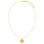 Collier Lacet — acier doré 45 cm