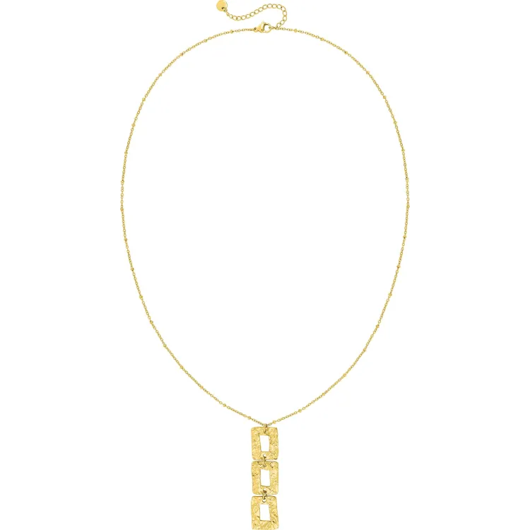 Collier – Acier doré (long) | Bijouly