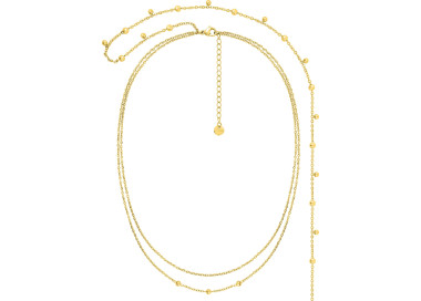 Collier de dos – Acier doré | Bijouly