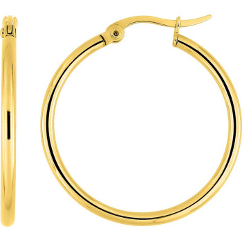 Créoles dorées 30 mm – Classiques et légères | Bijouly