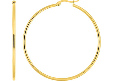 Créoles dorées 55 mm – Équilibre et élégance | Bijouly