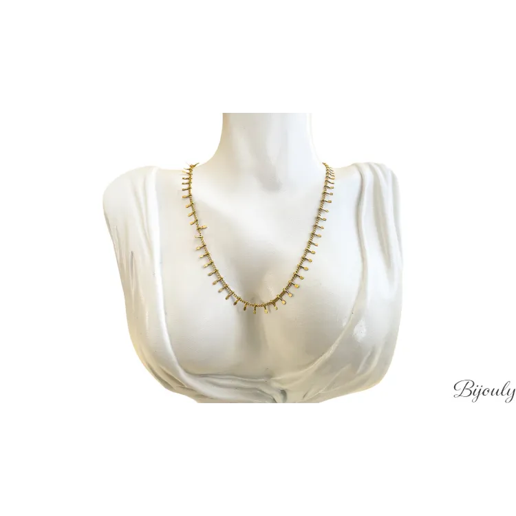 Collier – Acier doré | Bijouly