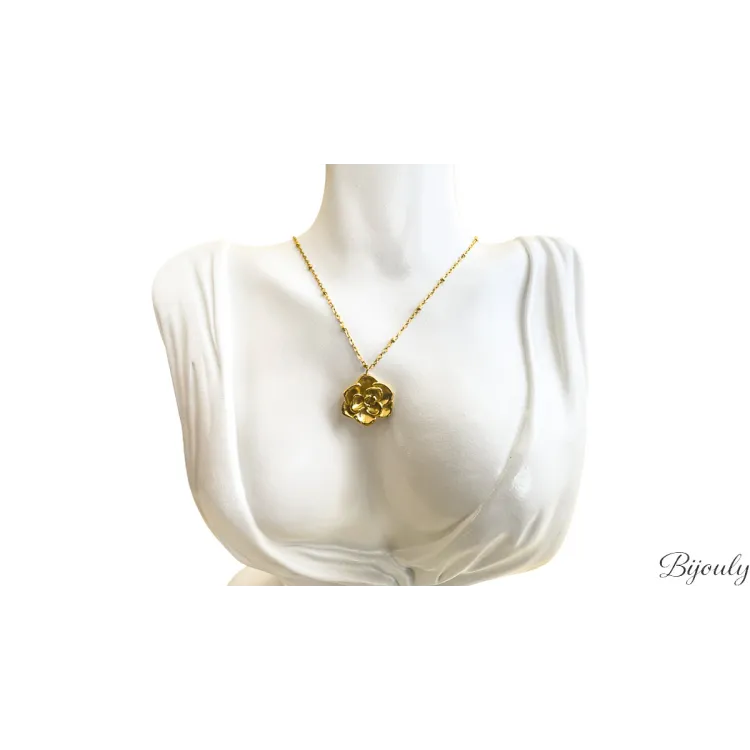 Collier – Acier doré | Bijouly
