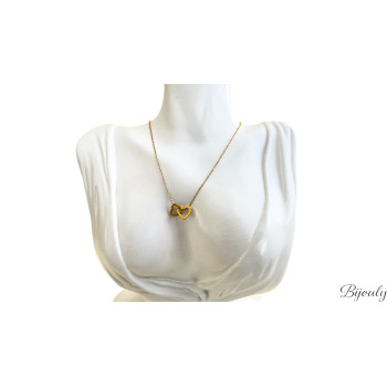 Collier – Acier doré | Bijouly